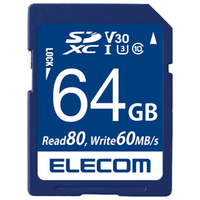 エレコム データ復旧SDXCカード(UHS-I U3 V30) 64GB MF-FSU13V3R_XCシリーズ MF-FS064GU13V3R