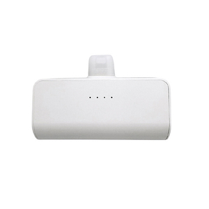 クオリティトラストジャパン MFIライトニング ダイレクトモバイルバッテリー 5000mAh ホワイト QL-0500WH-イメージ1
