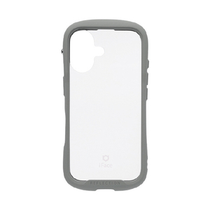 Ｈａｍｅｅ iPhone 16用強化ガラスクリアケース IFACE REFLECTION FROST グレー 41-979945-イメージ1