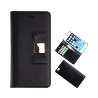 LAYBLOCK iPhone 6s/6用ケース Ribbon Classic Diary ブラック LB3994I6