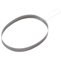 江部松商事 18-8 ハンバーグリング 小判型 150g用 FC928LP-5730200