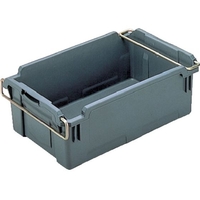 岐阜プラスチック工業 HB型コンテナーHB-37 グレー FC233GZ-5036941