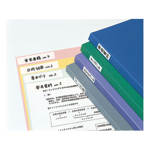 コクヨ はがせるタックタイトル 無地 14×38 144片 10冊 FC02763-ﾀ-71-23-イメージ2