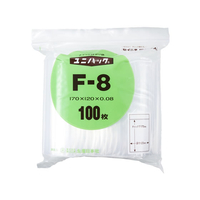 生産日本社（セイニチ） ユニパック厚口 F-8 120*170*0.08mm 100枚 F870563-#6651516