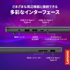 レノボ ノートパソコン Lenovo IdeaPad Slim 3i Gen 11 ルナグレー 83RS003EJP-イメージ4