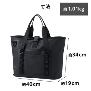 エレコム 防水トートバッグ(23L) ブラック BM-TBWP01BK-イメージ8