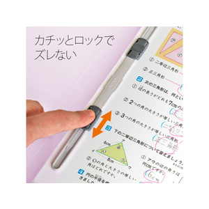 プラス 年組番氏名フラットファイル A4タテ バイオレット 10冊 FCA6353-79-272 NO021GA-イメージ8