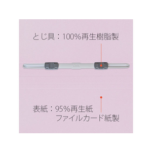 プラス 年組番氏名フラットファイル A4タテ バイオレット 10冊 FCA6353-79-272 NO021GA-イメージ9