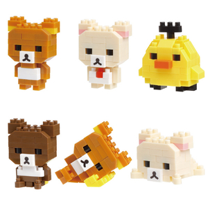 カワダ ナノブロック ミニナノ リラックマ(単品) NBMC17ﾐﾆﾅﾉﾘﾗﾂｸﾏ-イメージ1