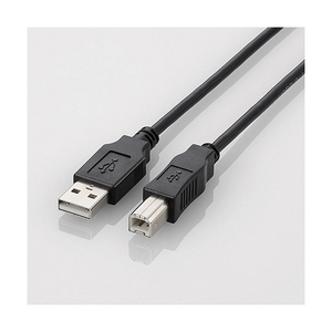 エレコム USB2．0ケーブル(1．5m) ブラック U2C-BN15BK-イメージ1