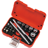 ＴＯＮＥ ソケットレンチセット　差込角６．３５ｍｍ　１８点セット　６角 TONE ソケットレンチビットセット（6角タイプ） MIX21620P