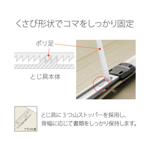 プラス 年組番氏名フラットファイル A4タテ アイボリー 10冊 FCA6354-79-273 NO021GA-イメージ7