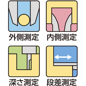 シンワ測定 デジタルノギス　大文字２　２００ｍｍ 19996-イメージ3