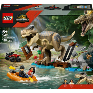 レゴジャパン LEGO ジュラシック・ワールド 76975 T-レックス 川づたいの脱出 76975T-ﾚﾂｸｽｶﾜﾂﾞﾀｲﾉﾀﾞﾂｼﾕﾂ-イメージ5