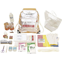 東京都葛飾福祉工場 避難21点セット 防災バッグ 10-5050-0 FCG167R-10-5050-00