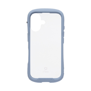 Ｈａｍｅｅ iPhone 16用強化ガラスクリアケース IFACE REFLECTION FROST ペールブルー 41-979969-イメージ1