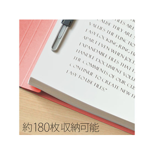 プラス フラットファイル ノンステッチ A3ヨコ ピンク NO.002N F877312-78178-イメージ5
