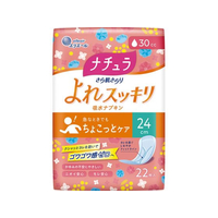 大王製紙 ナチュラ/さら肌さらり よれスッキリ吸水ナプキン 24cm 22P FCT7060