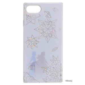 PGA iPhone 8/7/6s/6用グリッターケース アナと雪の女王2/パープル PG-DLQ17M21FRZ-イメージ1