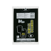 ジャパックス お部屋の中のゴミ箱用 L 30L 黒 20枚 FCE011S-PR32