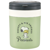 スケーター 折りたたみハンドル付きデリカポット スープジャー(300ml) スヌーピー(バッジ) LJFO3AGSNﾊﾞﾂｼﾞ