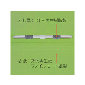 プラス 年組番氏名フラットファイル A4タテ リーフグリーン 10冊 FCA6355-79-274 NO021GA-イメージ9
