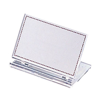 光 クリスタル カード立て UC2-1 80×50 FC496LM-4593400