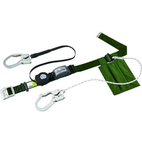 サンコー リーロックS2NEOライトロック装置付巻取器+胴ベルト緑墜落制止器具 FC602FU-1613748