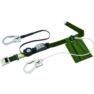 サンコー リーロックS2NEOライトロック装置付巻取器+胴ベルト緑墜落制止器具 FC602FU-1613748-イメージ1