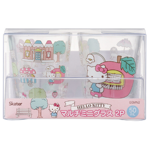 スケーター マルチミニグラス2Pハローキティ GSMN2ﾏﾙﾁﾐﾆｸﾞﾗｽ2Pﾊﾛ-ｷﾃｲ-イメージ5