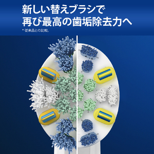 ブラウン 替えブラシ 歯間ワイパー付ブラシ(6本入) オーラルB ホワイト EB25RX-6-EL-イメージ3