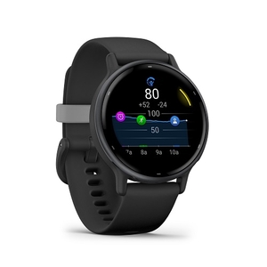 Garmin vivoactive 5 Music, GPS, WiFi, Black/Slate, JPN Black/Slate 010-02862-40-イメージ3
