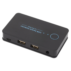 アイネックス 有線リモコン付USB切替器 2PC・4ポート USW-02-イメージ2