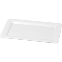 若泉漆器 ニューホワイト 渕丸長角皿 FC925KY-0261640