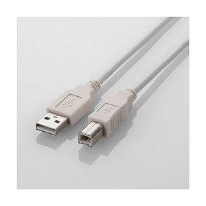 パソコンに、USB(Bタイプ)のインターフェイスを持つプリンタや外付けハードディスクドライブなどの周辺機器を接続できる、A-BタイプのUSB2.0ケーブル。 ●USB[A]のインターフェイスを持つパソ