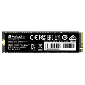 Verbatim 内蔵SSD NVMe PCIe Gen4.0x4 PCIe4.0 Vi5000シリーズ 512GB 31825-J Verbatim 内蔵SSD NVMe PCIe Gen4.0x4 PCIe4.0 Vi5000シリーズ 512GB 31825-J