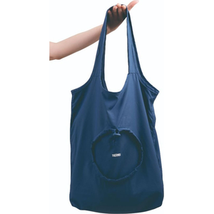 サーモス THERMOS たたまず丸めるエコバッグ 18L ネイビー FCJ055P-RFL-018 NVY-イメージ2