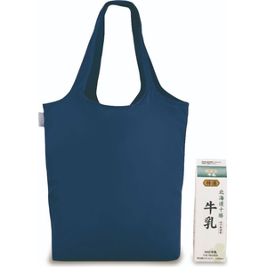 サーモス THERMOS たたまず丸めるエコバッグ 18L ネイビー FCJ055P-RFL-018 NVY-イメージ8