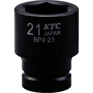 ＫＴＣ（ＴＮ） １２．７ｓｑ．インパクトレンチ用ソケット（標準）２１ｍｍ BP4-21-イメージ1
