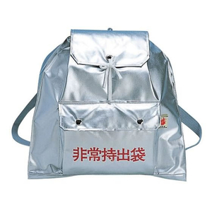 東京都葛飾福祉工場 非常持出袋D 防災バッグ 10-5056-01 8007(シルバー) FCG168R-10-5056-01-イメージ1