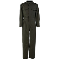 カジメイク Ｔ／Ｃ長袖つなぎ服　ブラック　５Ｌ 6609-91-5L