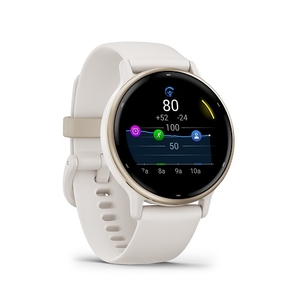Garmin vivoactive 5 Music, GPS, WiFi, Ivory/Cream Gold, JPN Ivory/Cream Gold 010-02862-41-イメージ3
