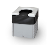 サンコー FC85371-R-56 簡易ポータブルトイレ グレー 10回分