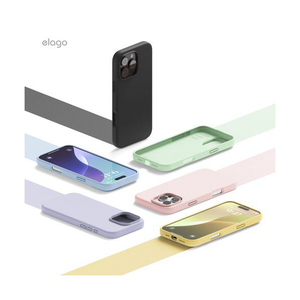 elago iPhone16Pro用シリコンケｰス ラブリーピンク EL_IPRCSSCS3_LP-イメージ8