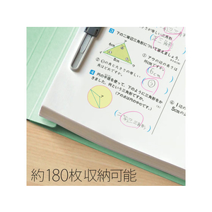 プラス 年組番氏名フラットファイル A4タテ ブルー 10冊 FCA6356-79-275 NO021GA-イメージ5