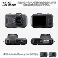 PENTAX WG-1000 コンパクトデジタルカメラ グレー PENTAX WG1000ｸﾞﾚ- コンパクトデジタルカメラ WGシリーズ グレー