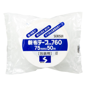 セキスイ 新布テープ 白 75mm×50m 24巻 F872546-NO.760-イメージ1