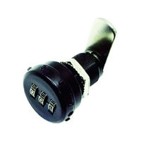 トラスコ中山 ダイヤル錠 丸型 Φ31.6 ブラック FC438EK-8555878