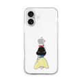 AKAN iPhone 16用ソフトクリアケース お姫様 AK26999I16