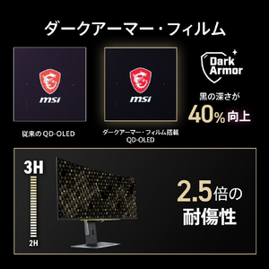 MSI QDｰOLEDゲーミングモニター MEG ブラック MEG-X-イメージ5